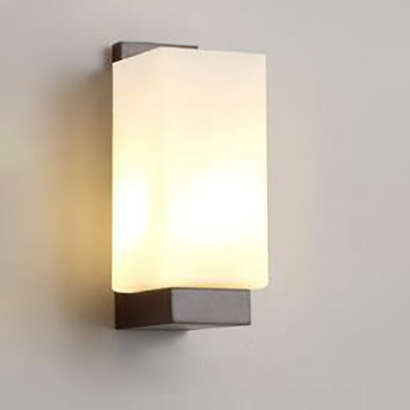 Antler Square Cylinder Wood Wall Lamp