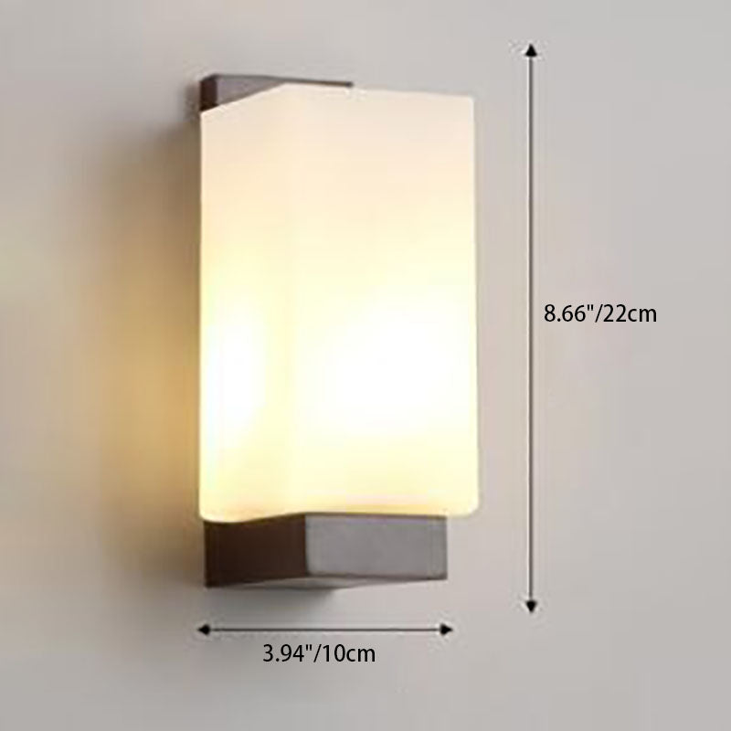 Antler Square Cylinder Wood Wall Lamp