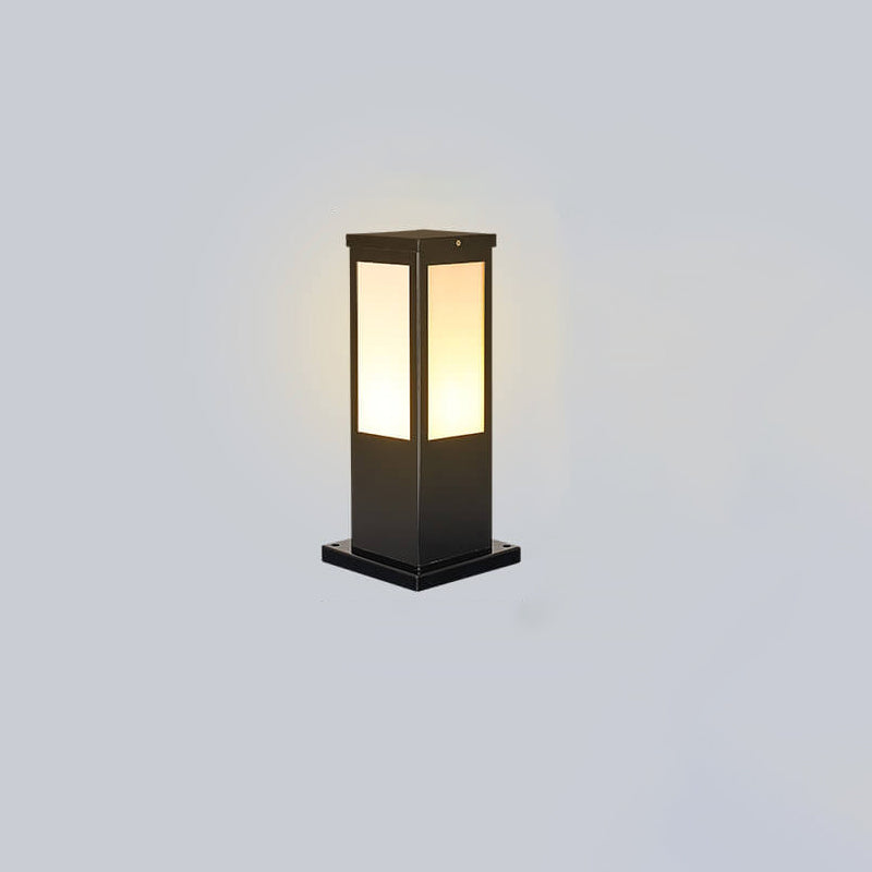 Modern Solar Lawn Square Outdoor Light