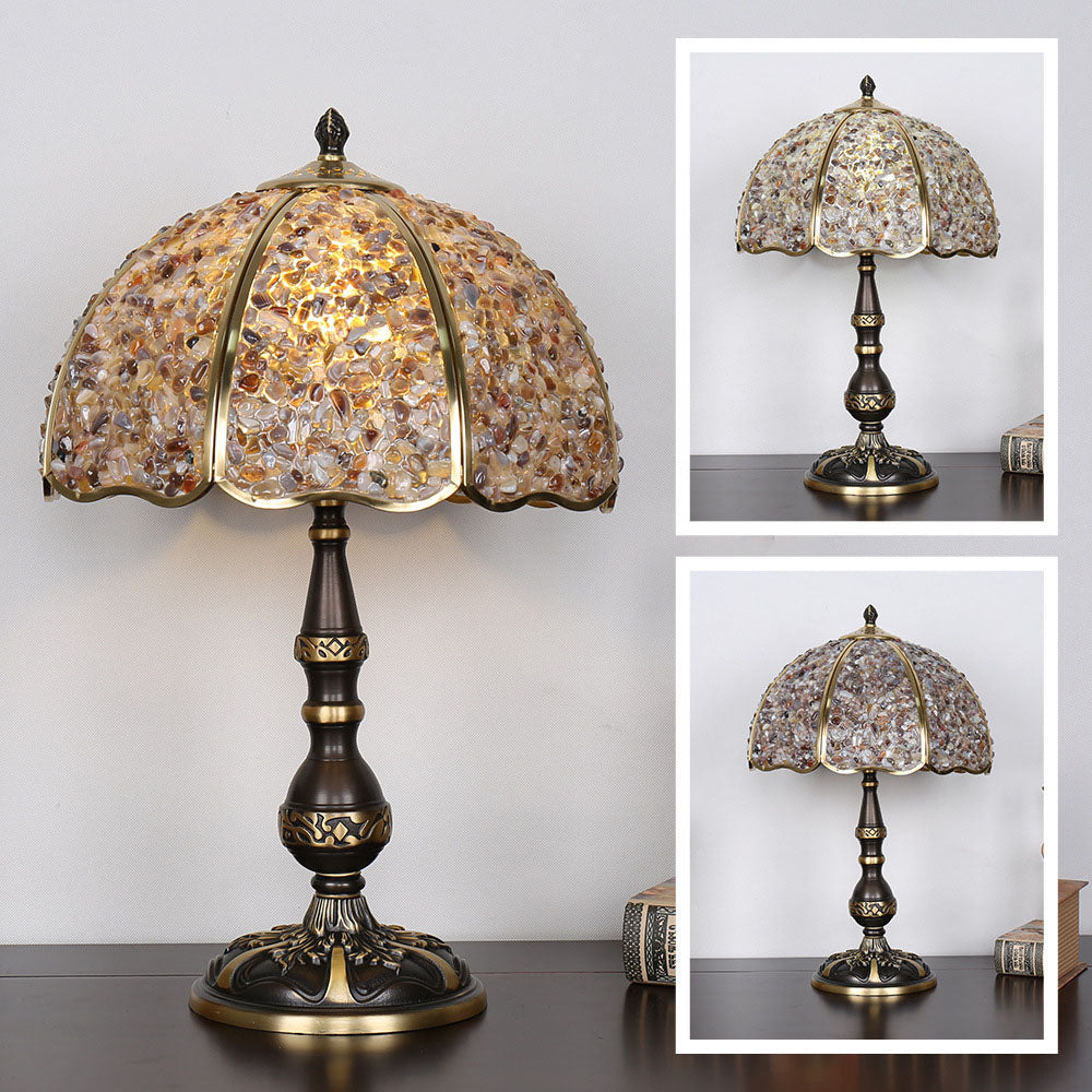 Umbrella Half Circle Full Table Lamp