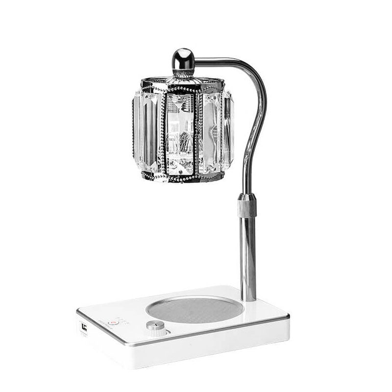 Round Plastic Glass Aroma Table Lamp