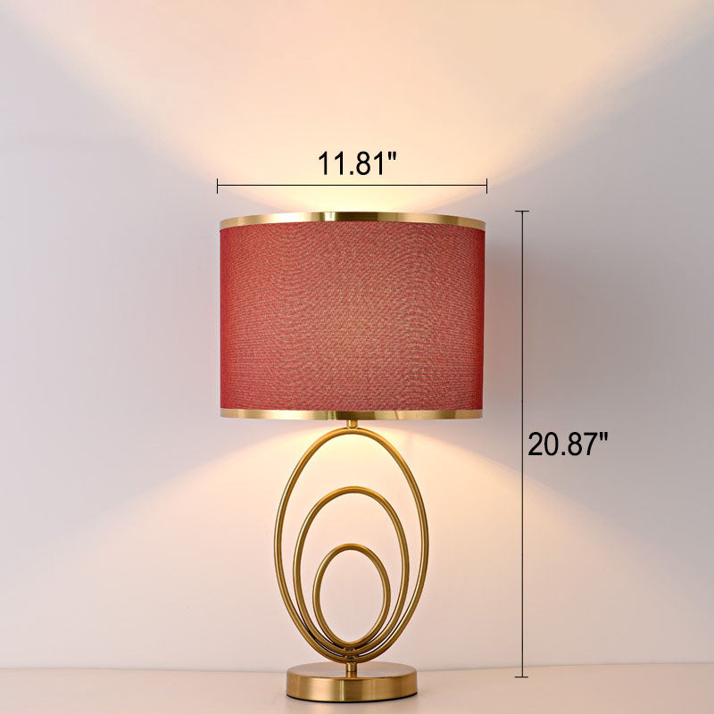 Imitation Copper Cloth Table Lamp