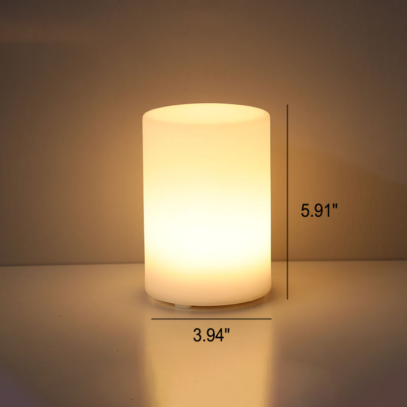 Geometry PE Battery Remote Table Lamp