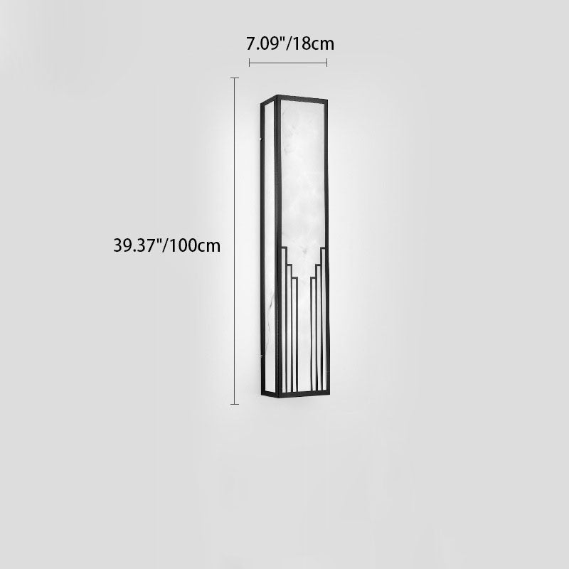 Rectangular Stainless Steel Imitation Outdoor Light