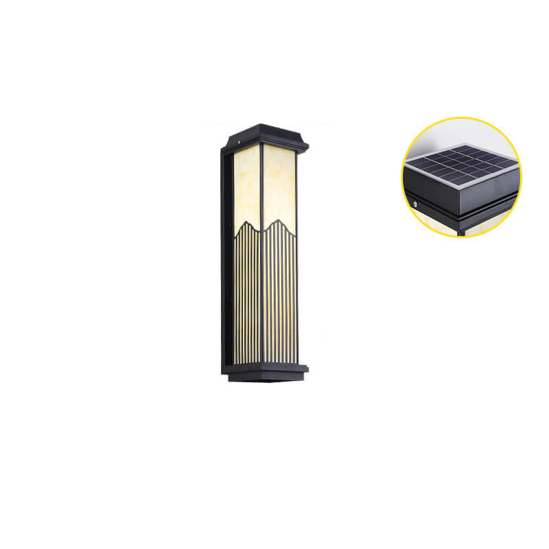 Aluminum Rectangular Column Outdoor Light
