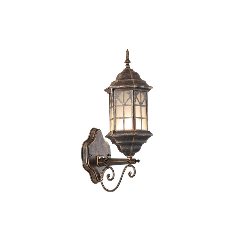 Aluminum Glass Cylinder House Outdoor Light
