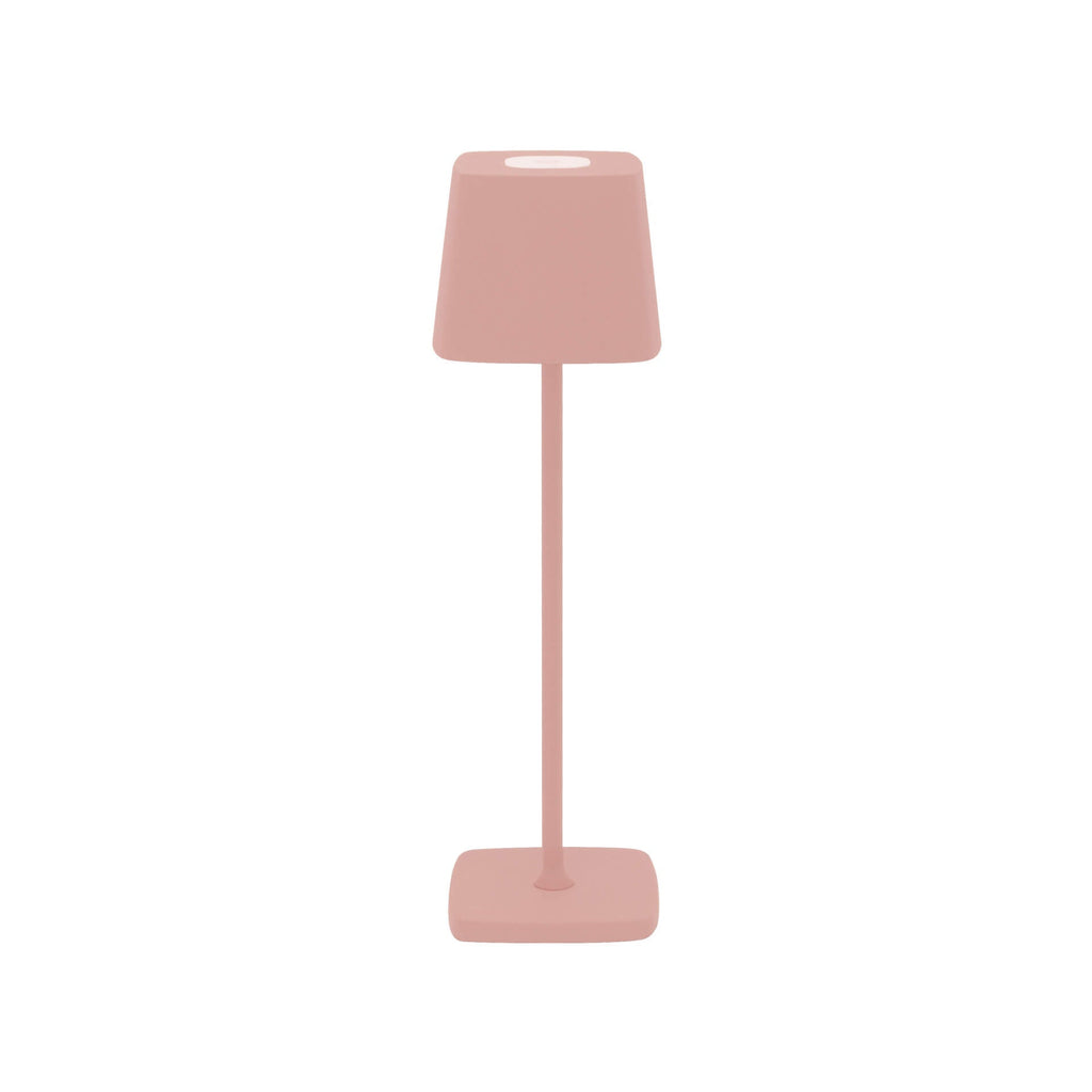 Square Solid Color Aluminum Table Lamp