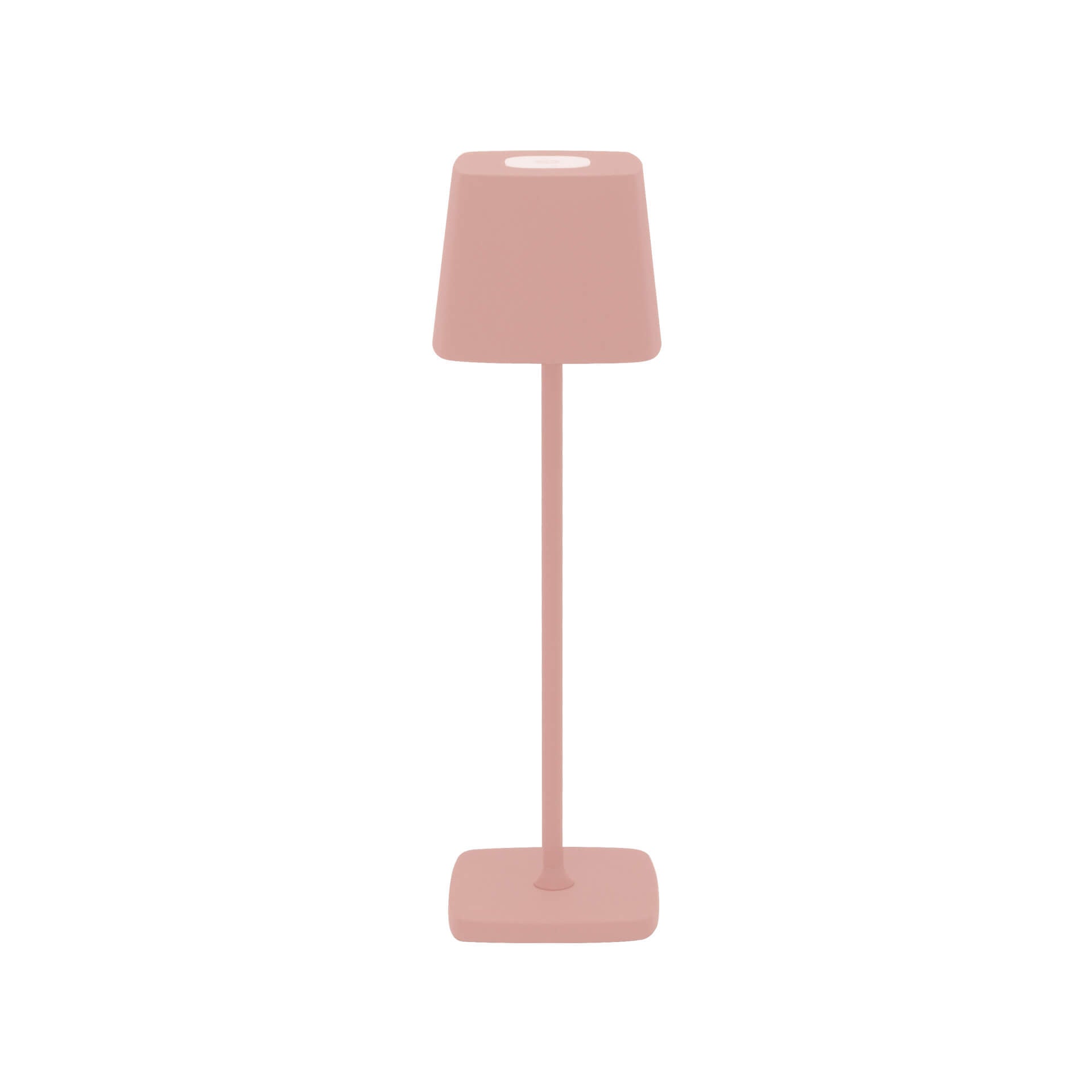 Square Solid Color Aluminum Table Lamp