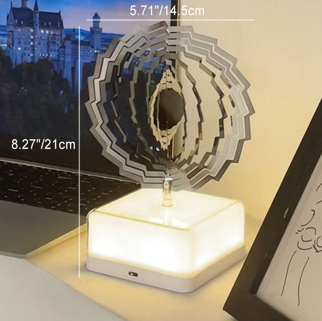Stainless Steel ABS Cubic Table Lamp