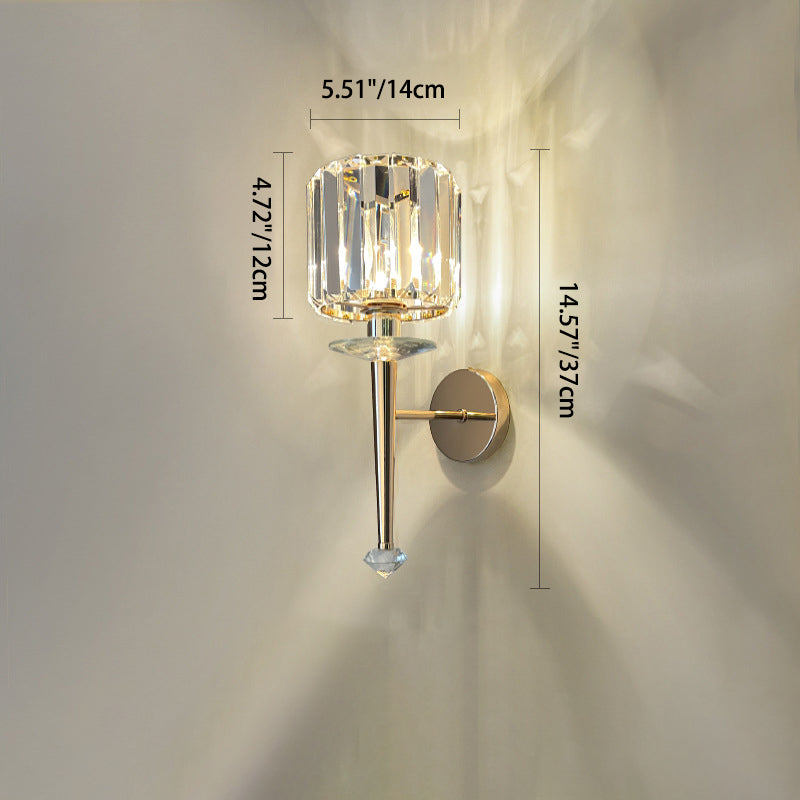 Metal Iron Stainless Steel Wall Lamp