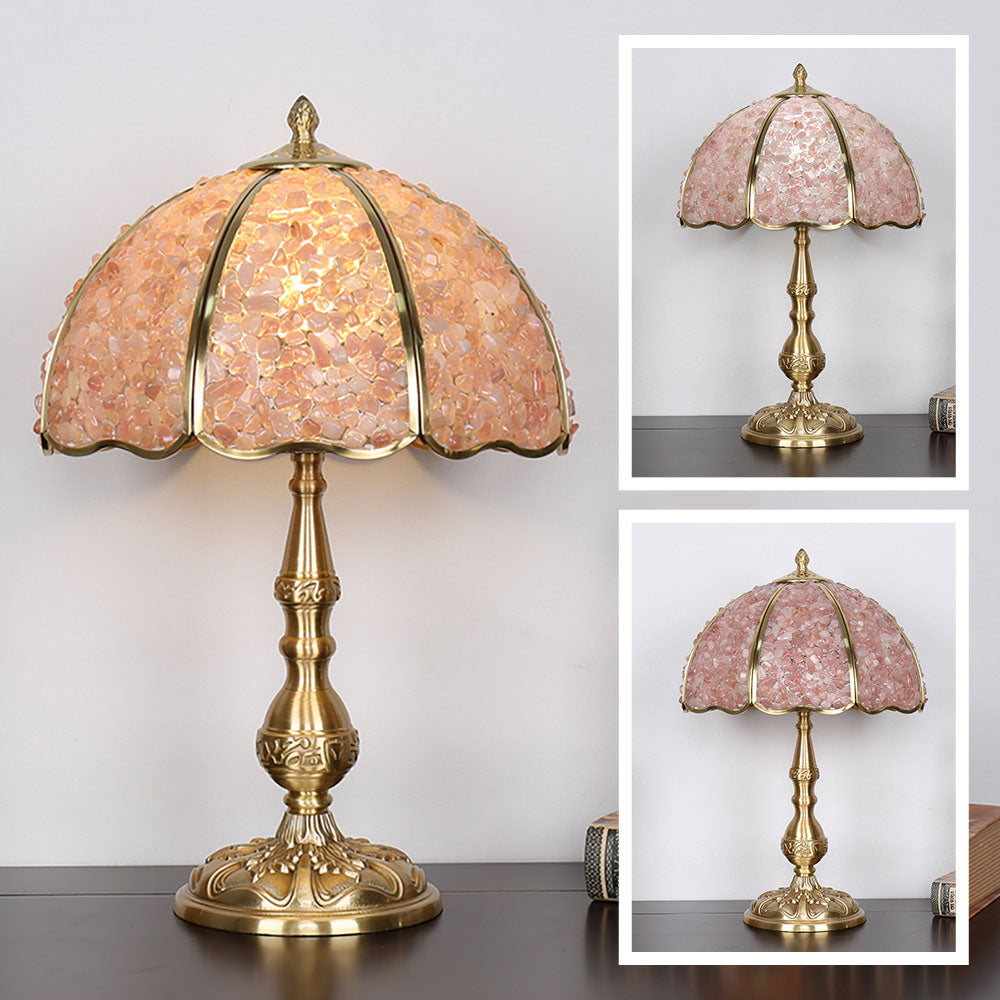 Umbrella Half Circle Full Table Lamp
