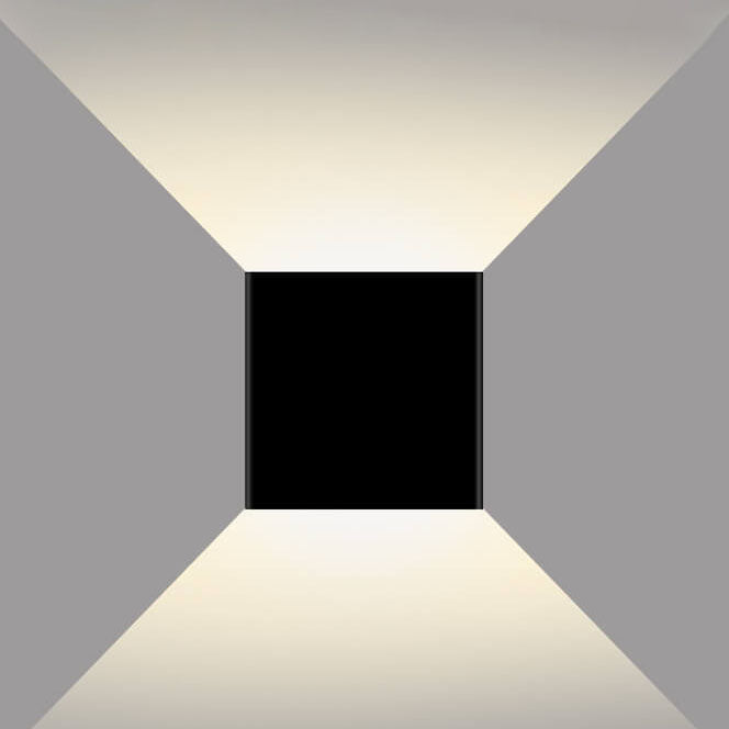 Black Aluminum Patio Outdoor Light