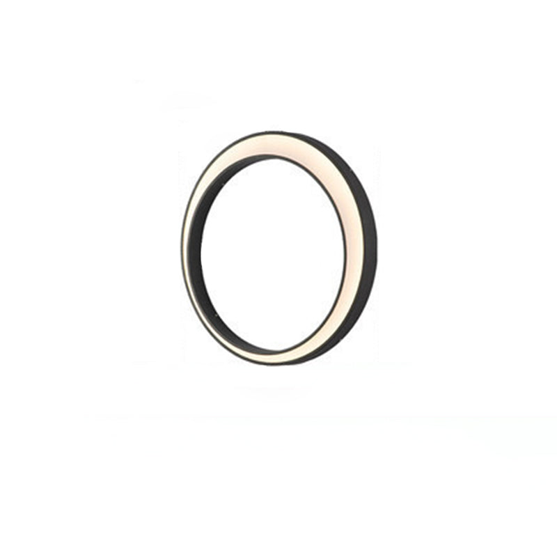 Crescent Circle Stainless Steel Outdoor Light