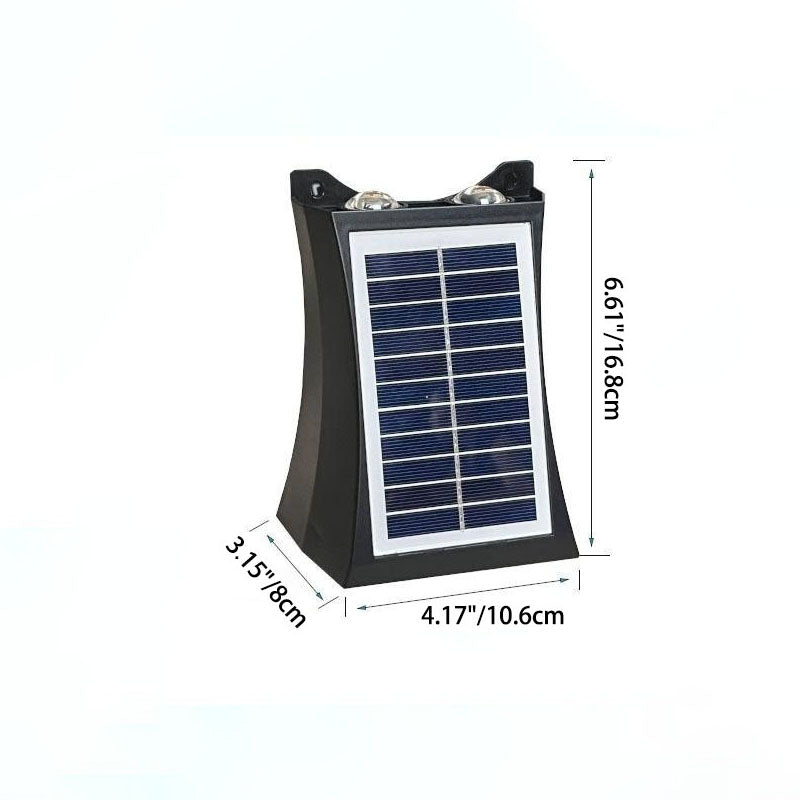 Trapezoidal ABS PMMA Patio Outdoor Light