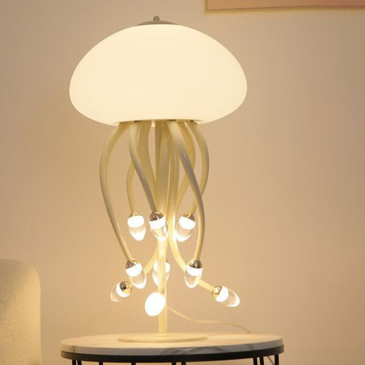 Iron Acrylic Jellyfish Bedroom Table Lamp