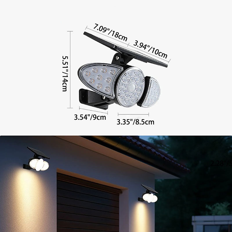 Rectangular Trapezoidal ABS PC Outdoor Light