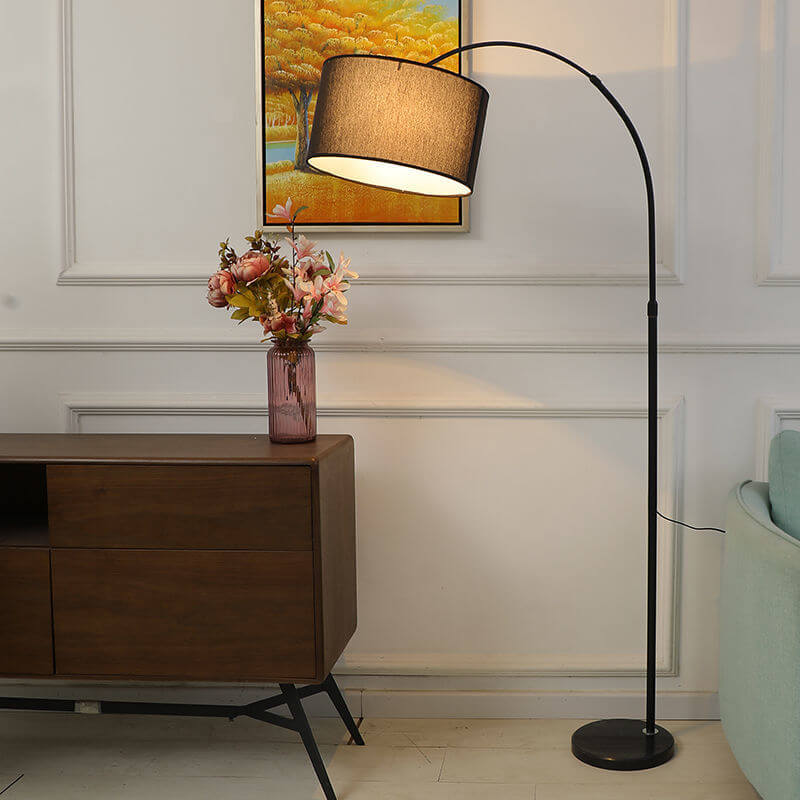 Nordic Creative Fabric Column Floor Lamp