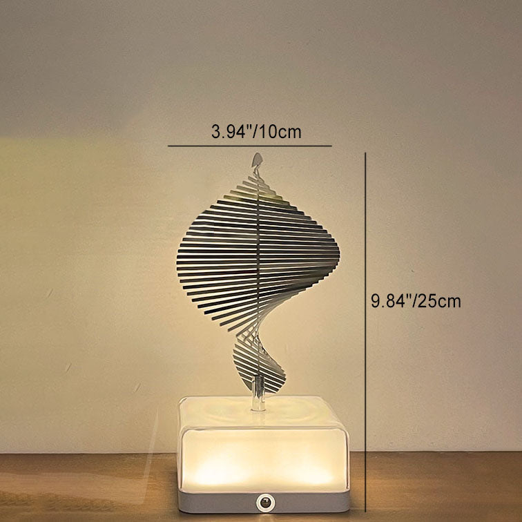 Stainless Steel ABS Cubic Table Lamp
