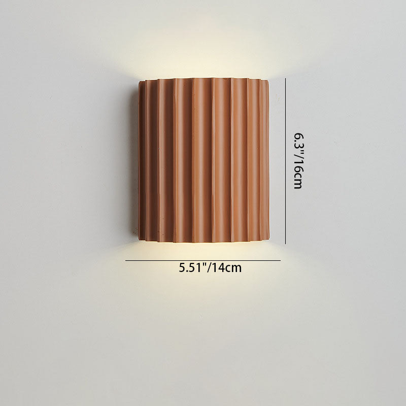 Resin Tiles Bedroom 2-Light Wall Lamp