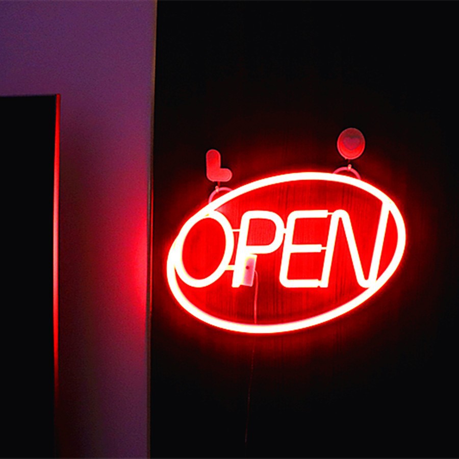 PS OPEN Neon Dining Outdoor Light