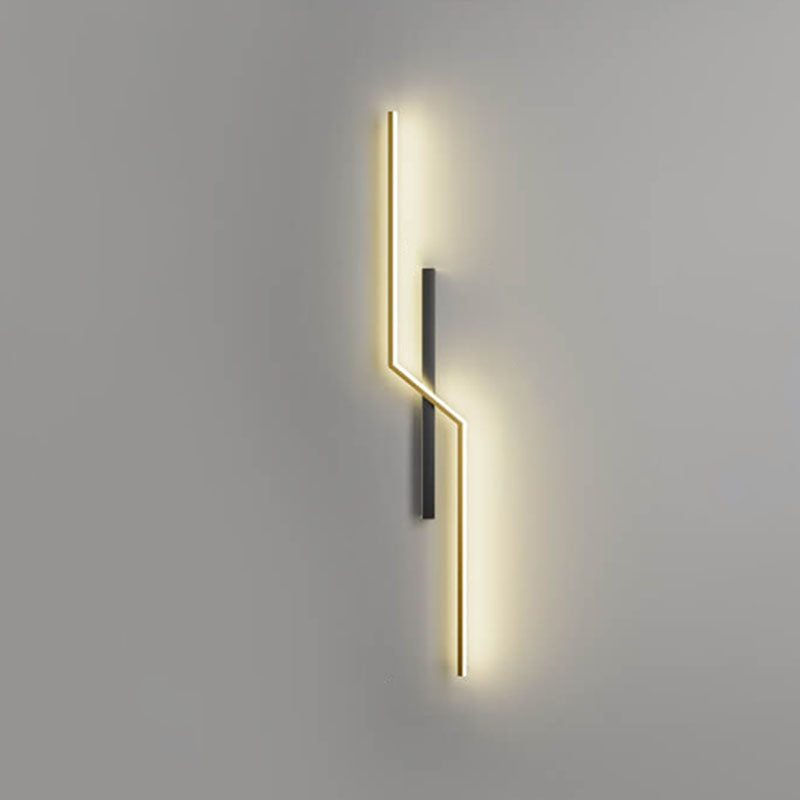 Geometry Lines Aluminum Iron Wall Lamp
