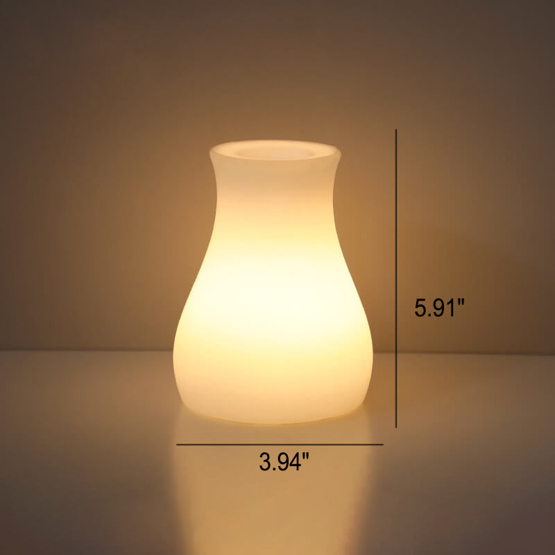 Geometry PE Battery Remote Table Lamp