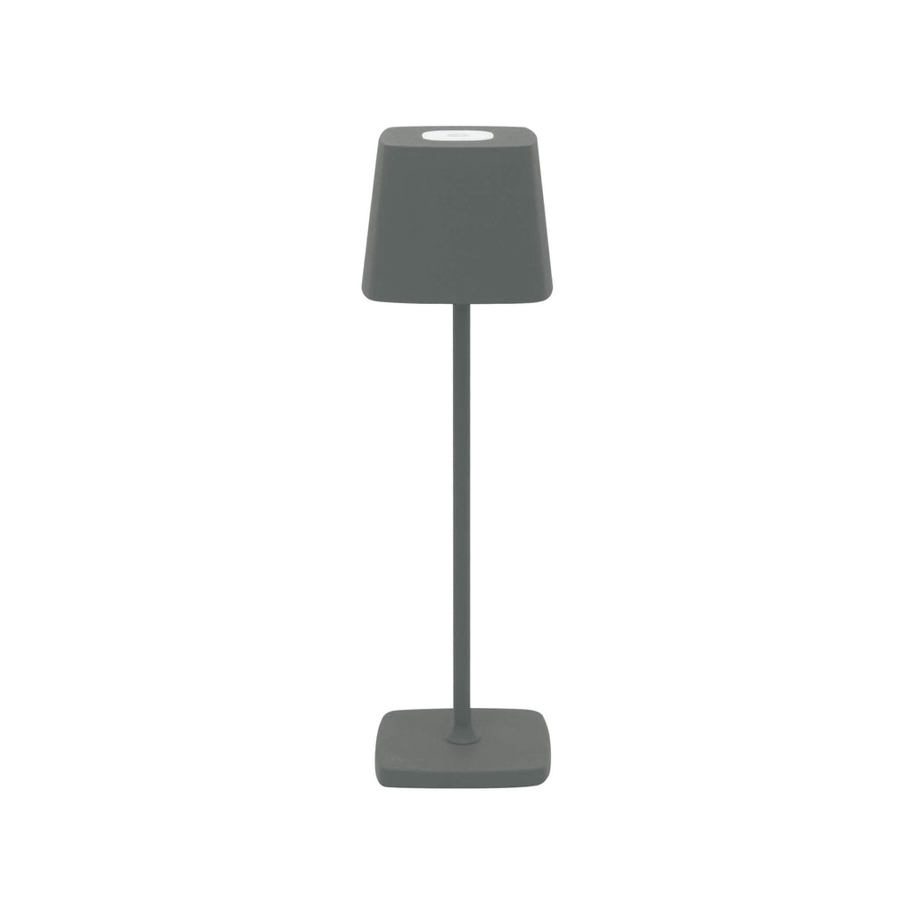 Square Solid Color Aluminum Table Lamp