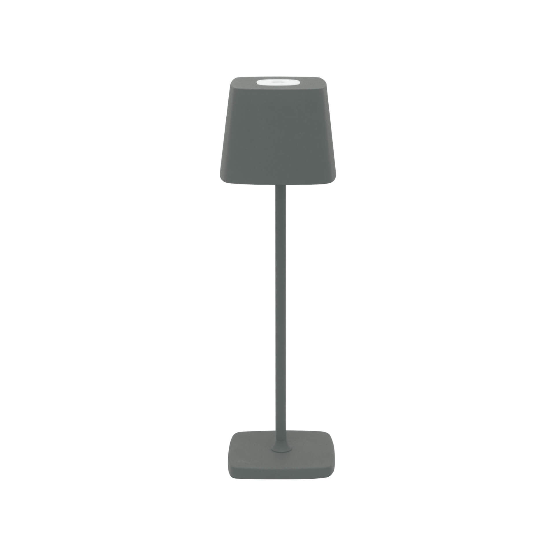 Square Solid Color Aluminum Table Lamp