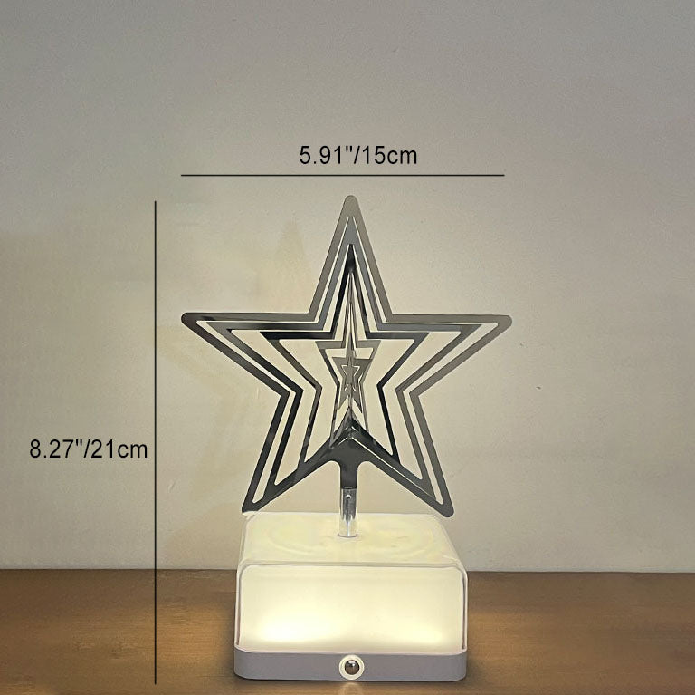 Stainless Steel ABS Cubic Table Lamp