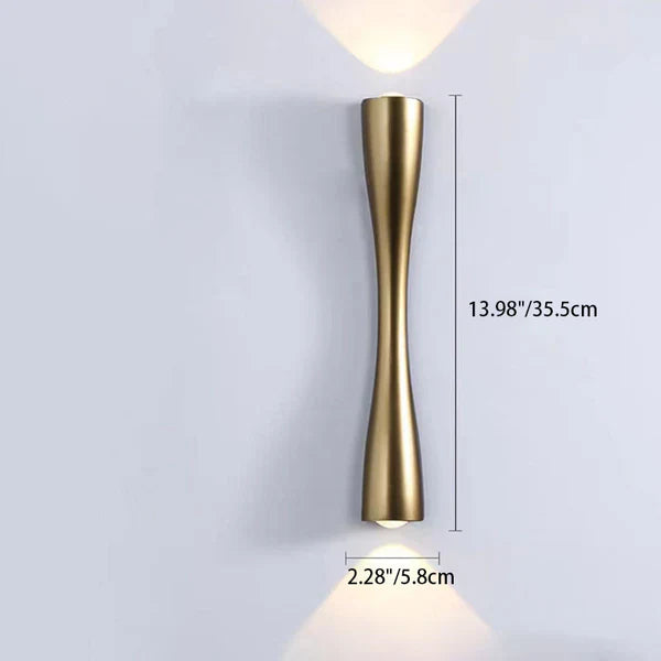 Aluminum Trumpet Shape Patio Outdoor Light