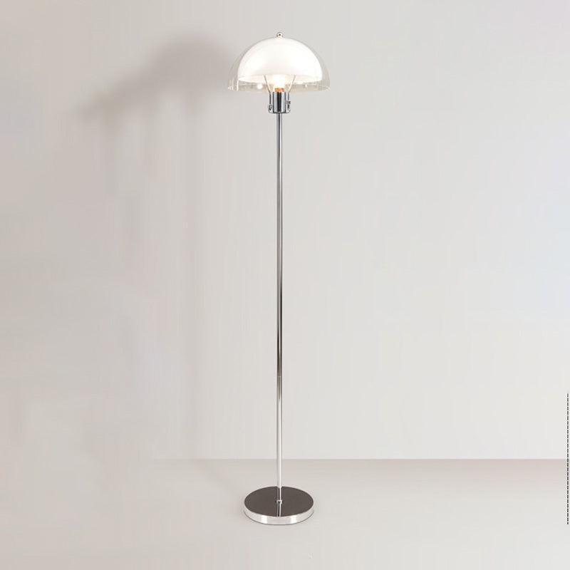 Half Round Long Acrylic Floor Lamp