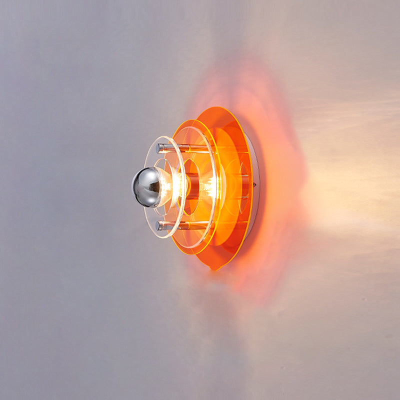 Multi-Layer Flying Saucer Iron Wall Lamp