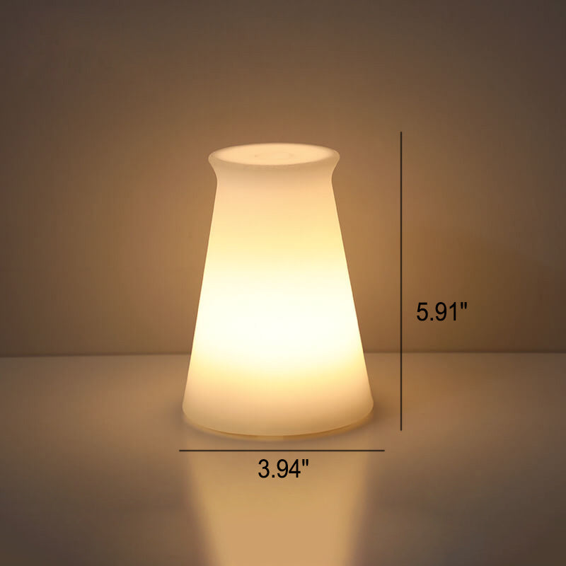 Geometry PE Battery Remote Table Lamp