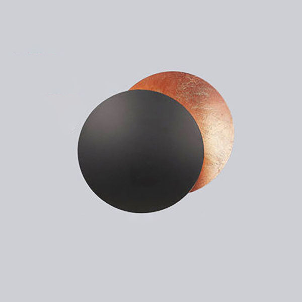 Alloy Round Bedroom Wall Lamp