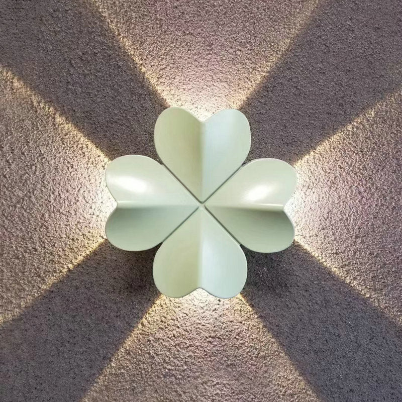 Aluminum Multishape Four-Leaf Clover Outdoor Light