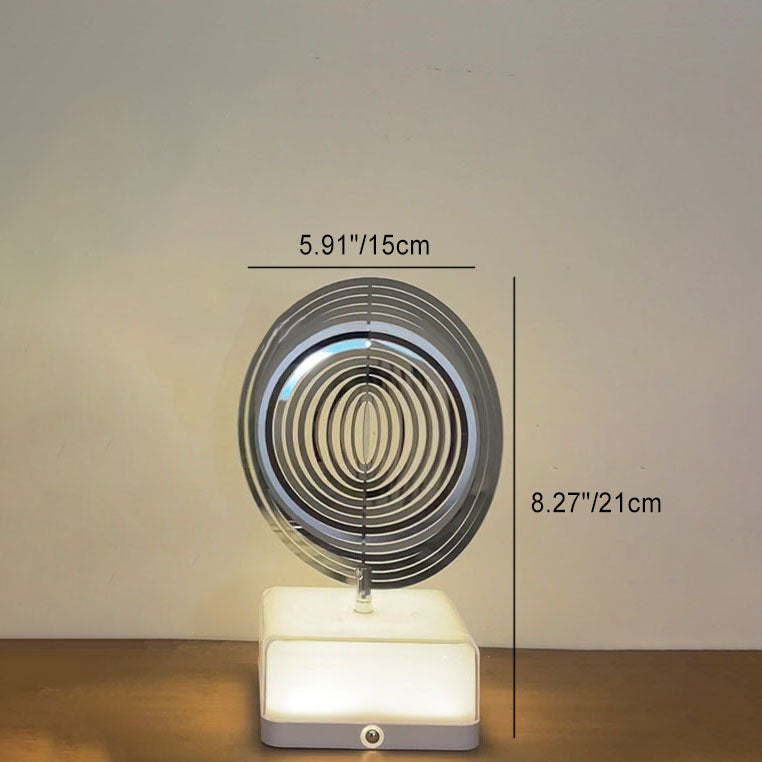 Stainless Steel ABS Cubic Table Lamp
