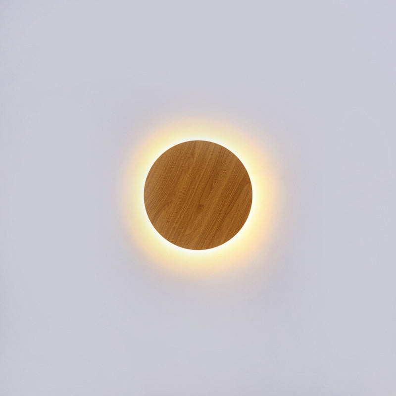Round Eclipse Iron Living Wall Lamp