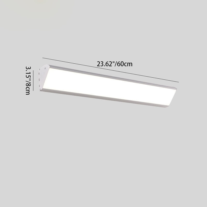 Rectangular Aluminum PC Patio Outdoor Light