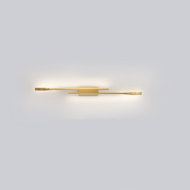 Aluminum Straight Line Silicone Wall Lamp