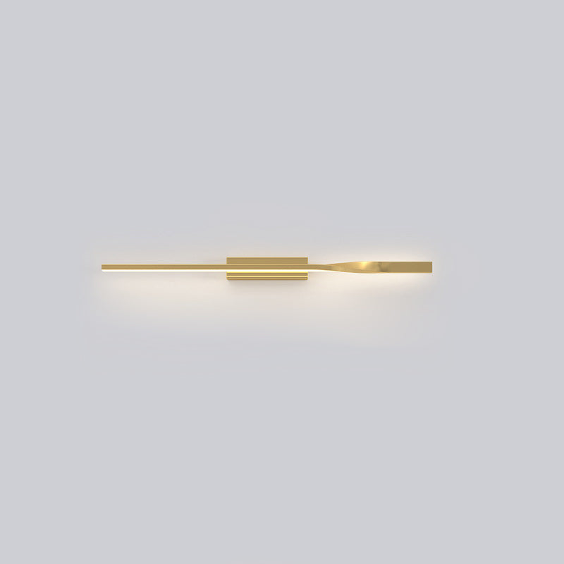 Aluminum Straight Line Silicone Wall Lamp