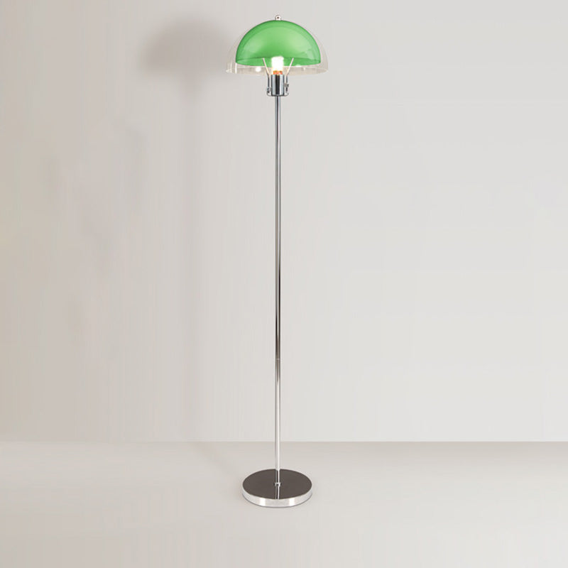 Half Round Long Acrylic Floor Lamp