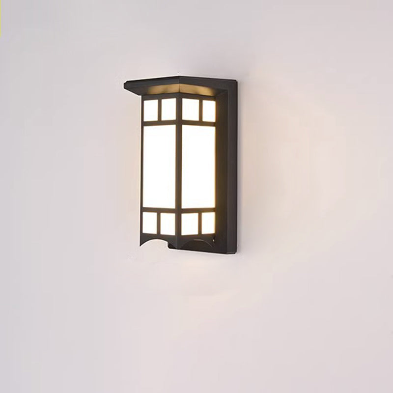 Cuboid Aluminum Acrylic Patio Outdoor Light