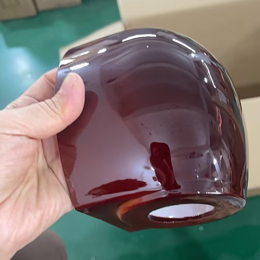 Dome Metal Glass Bedroom Wall Lamp