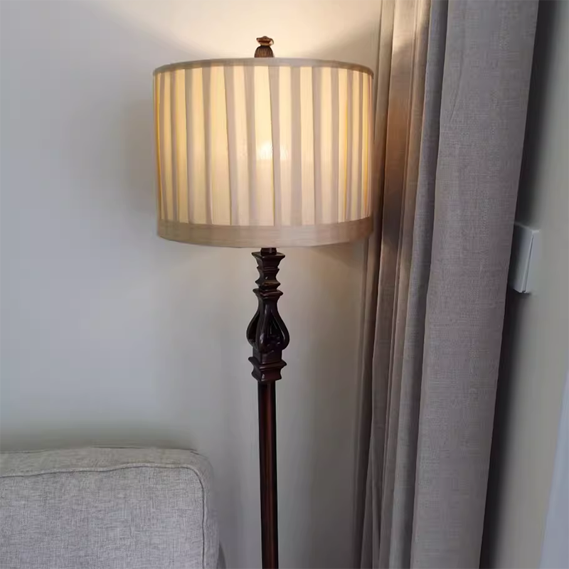 Modern European Retro Pleated Floor Lamp