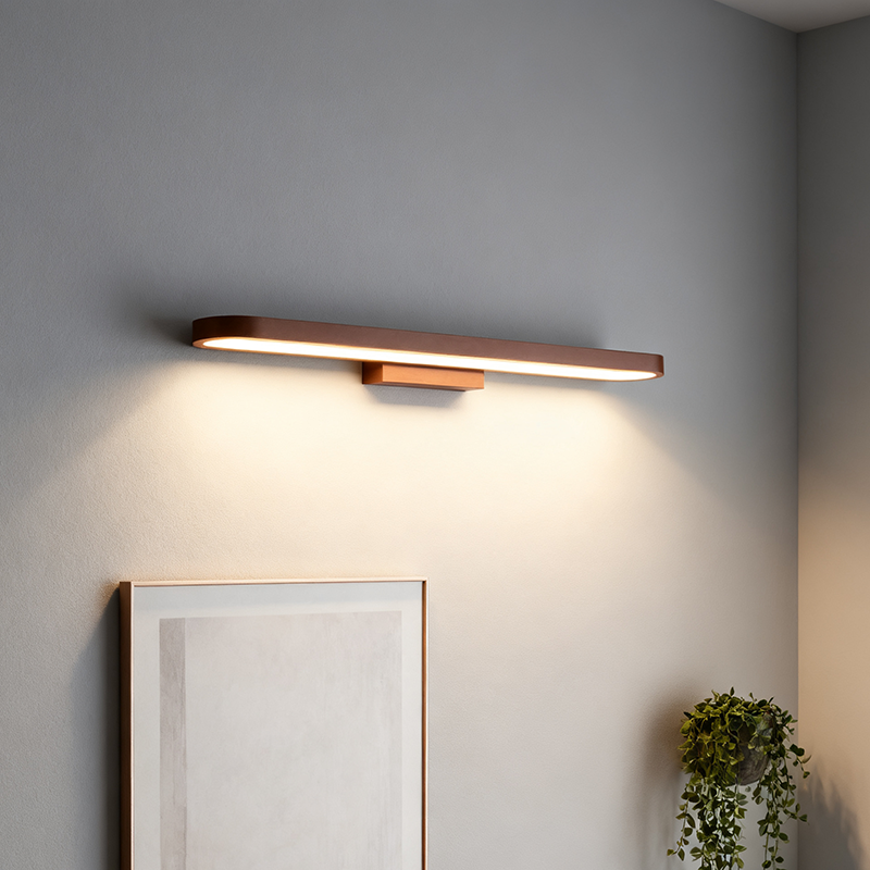Circular Aluminum Vanity Mirror Wall Lamp