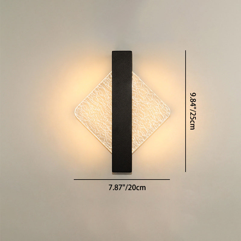 Acrylic Crack Design Wall Lamp