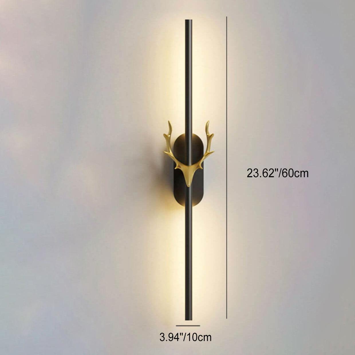 Aluminum Long Strip Antler Wall Lamp