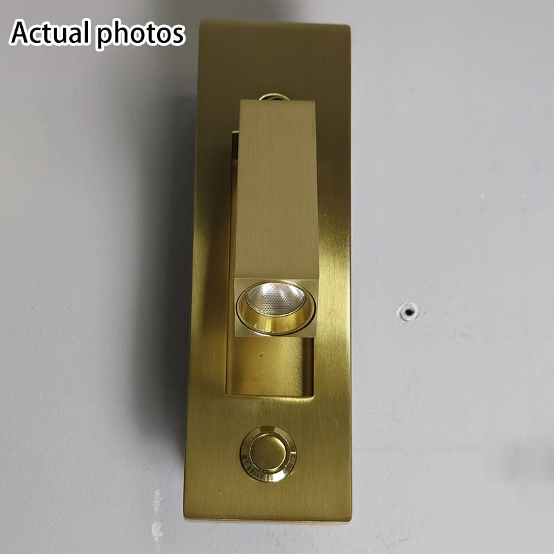 Rectangular Recessed Aluminum Wall Lamp