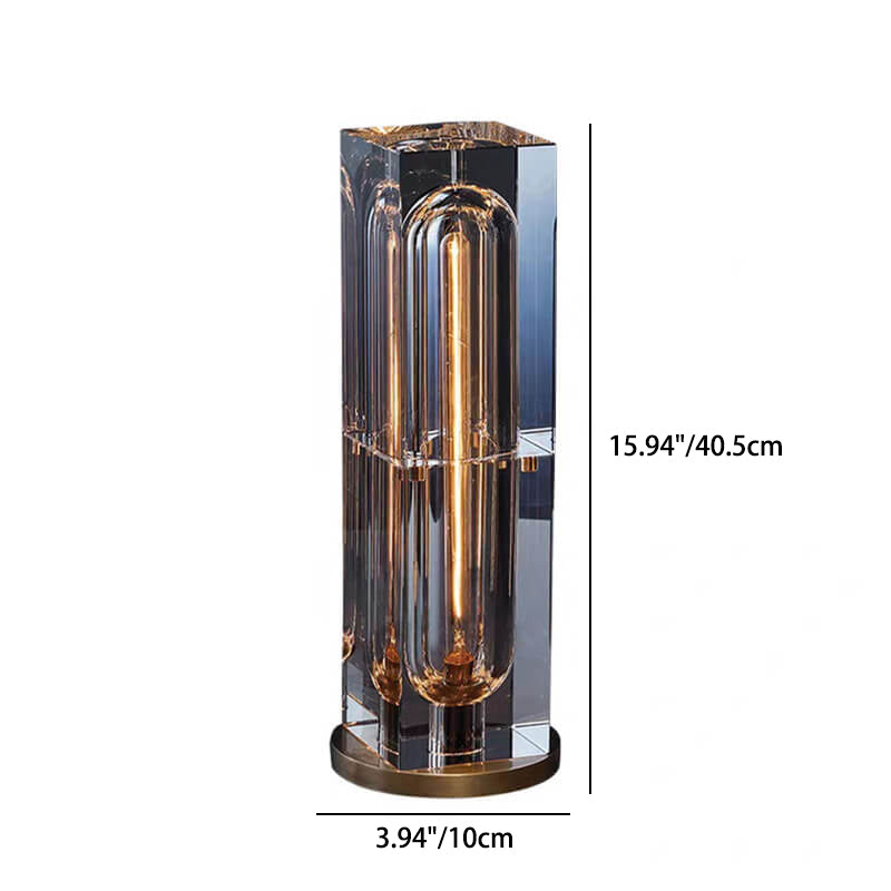 Crystal Stereo Geometric Design Table Lamp