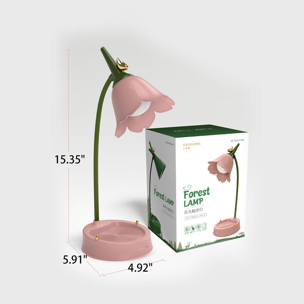 ABS Flower Bird Design Table Lamp